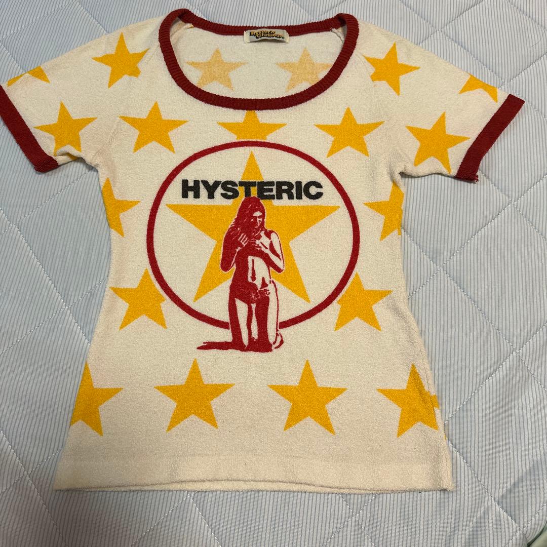 初期　HYSTERIC GLAMOUR 星柄　タオル生地　Tシャツ