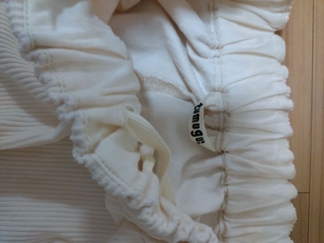 ボ*ば様 tumugu:ツムグ☆オーガニックコットンコーデュロイフリルパンツ☆I