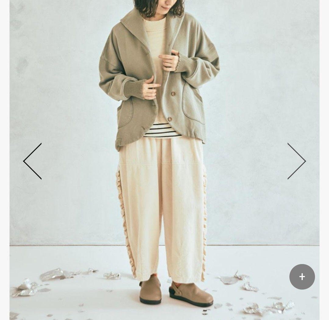 ボ*ば様 tumugu:ツムグ☆オーガニックコットンコーデュロイフリルパンツ☆I