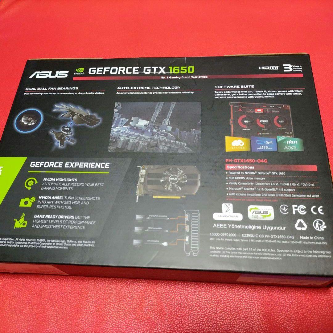 ASUS GTX 1650 4GB グラフィックボード