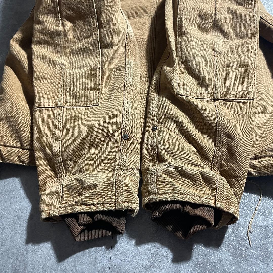 00s チュニジア製 ブラウン カーハート チョアジャケット ダックM