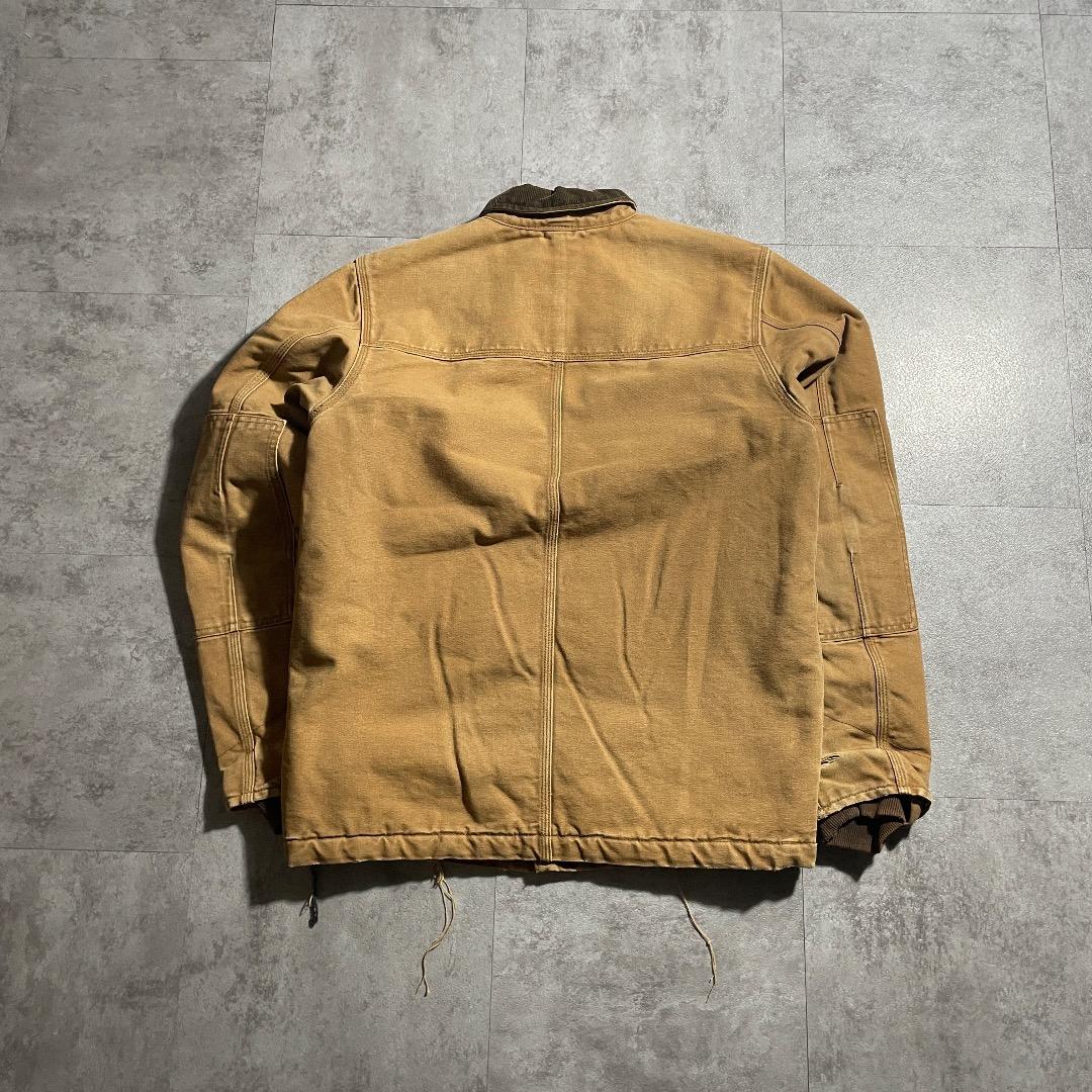 00s チュニジア製 ブラウン カーハート チョアジャケット ダックM