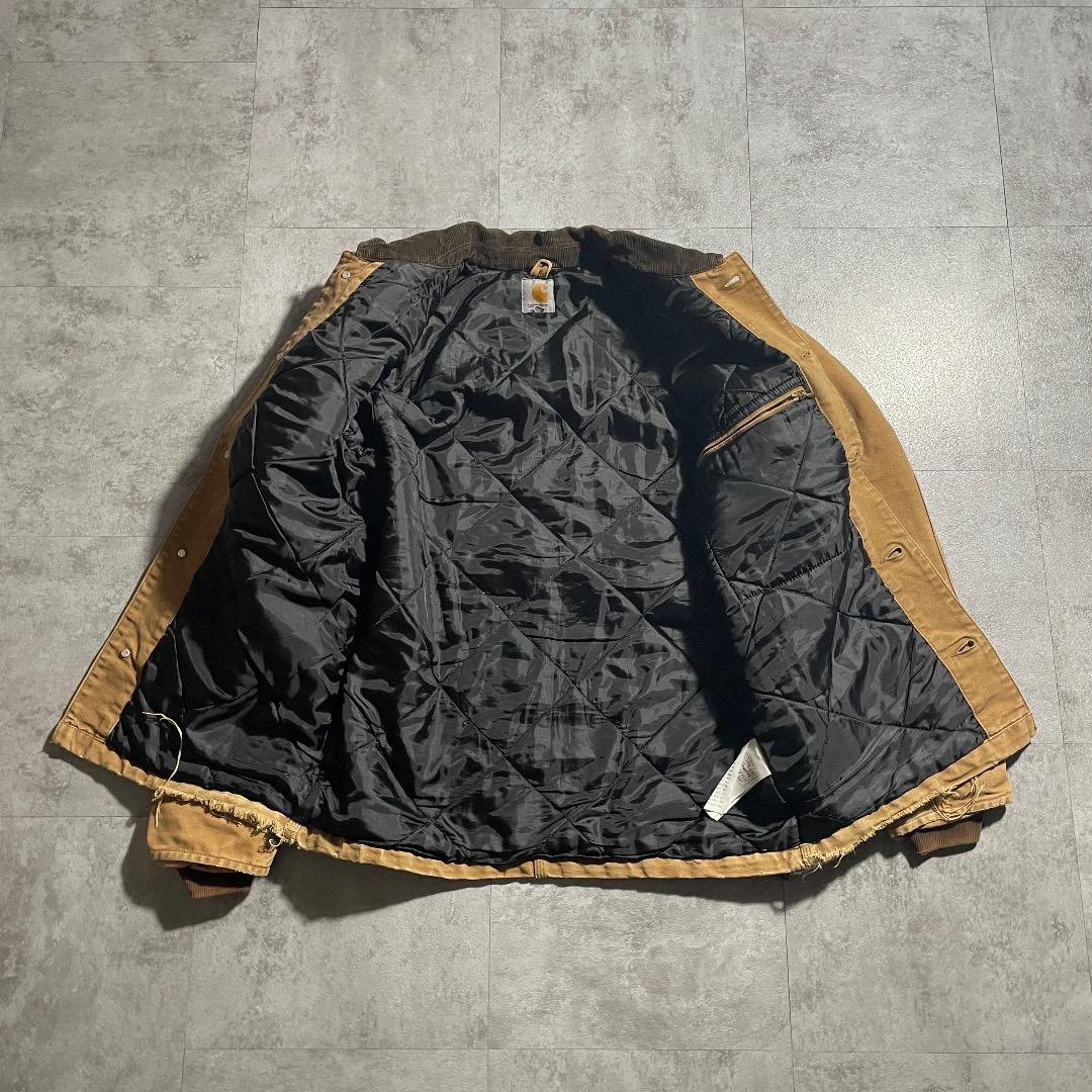 00s チュニジア製 ブラウン カーハート チョアジャケット ダックM