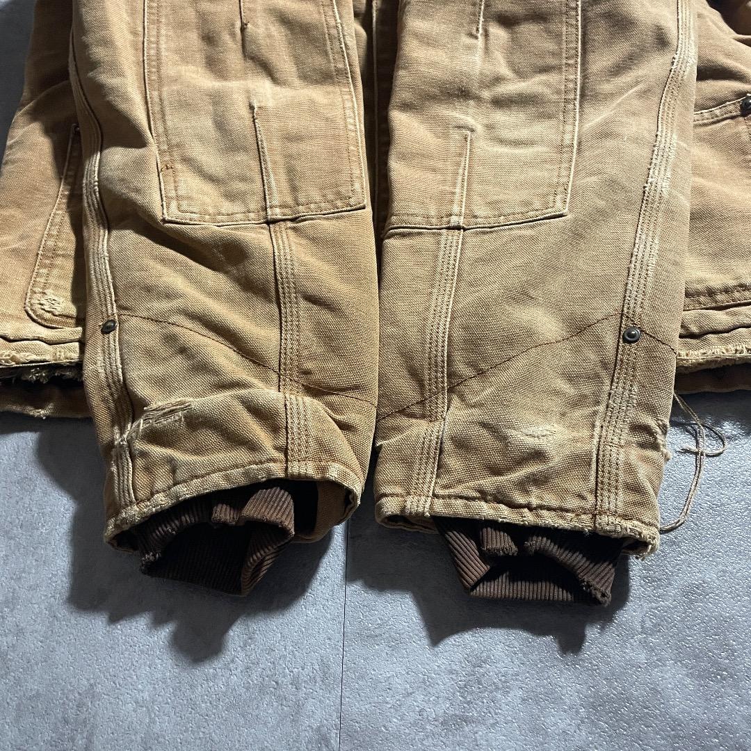 00s チュニジア製 ブラウン カーハート チョアジャケット ダックM