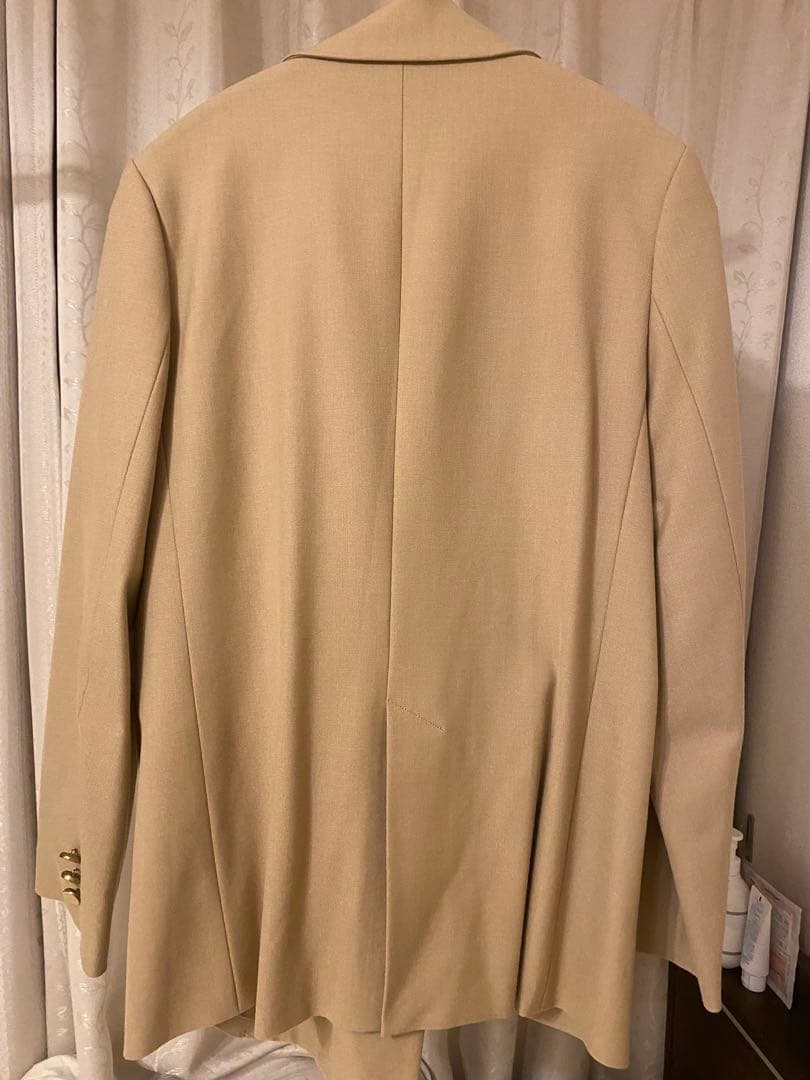 Noble ウールストレッチピークドラペルジャケット