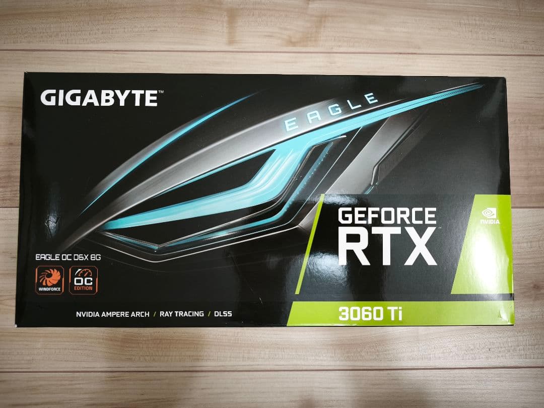 グラフィックボード・グラボ・ビデオカード GeForce RTX 3060 Ti EAGLE OC D6X 8G