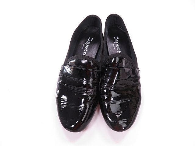 mari！レペット　ローファー　マイケル　エナメル　黒　靴　23.5cm