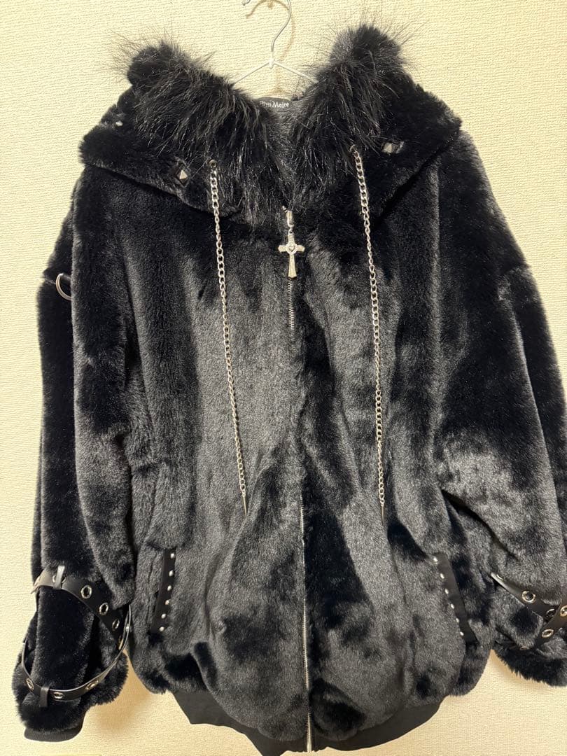 DimMoire BABY SHEEPファーパーカーII Black アウター