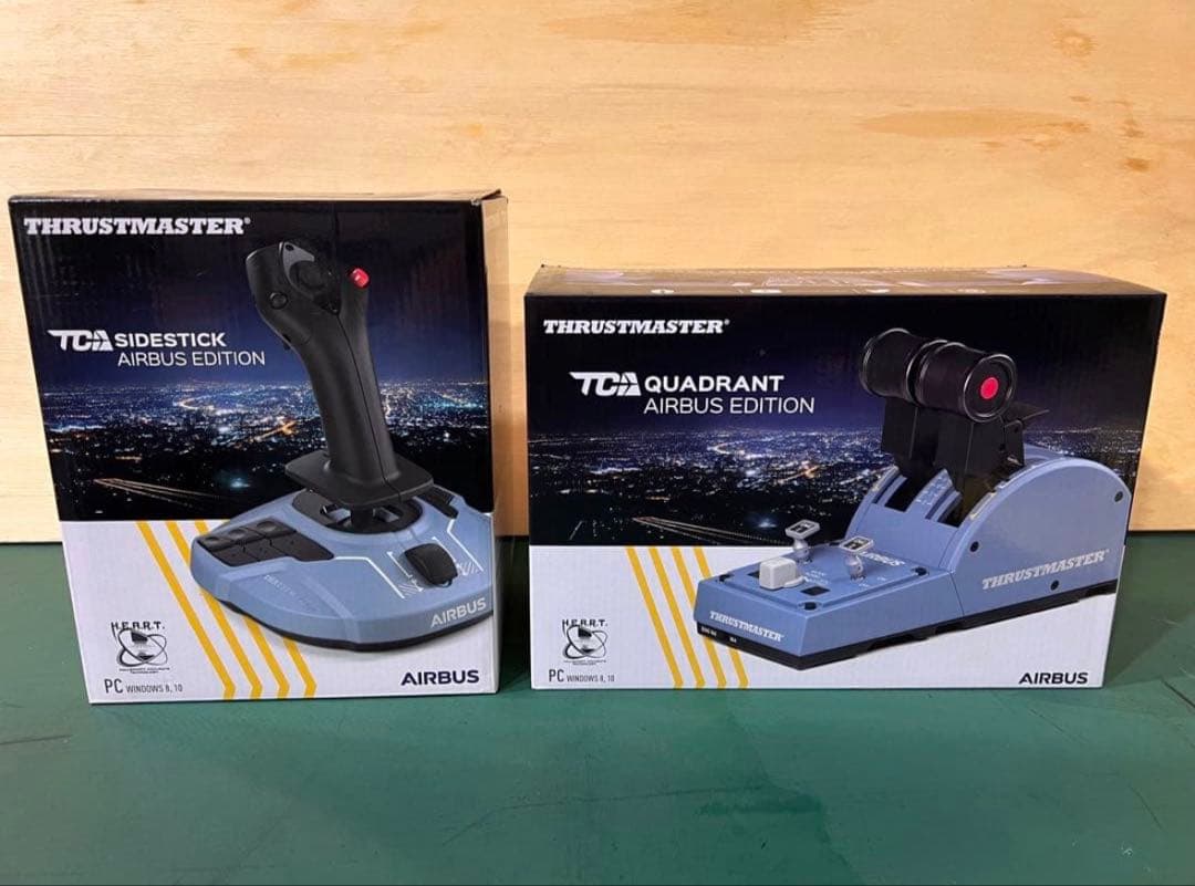 PC用ゲームコントローラー・コンバーター TCA SIDESTICK & QUADRANT AIRBUS EDITION