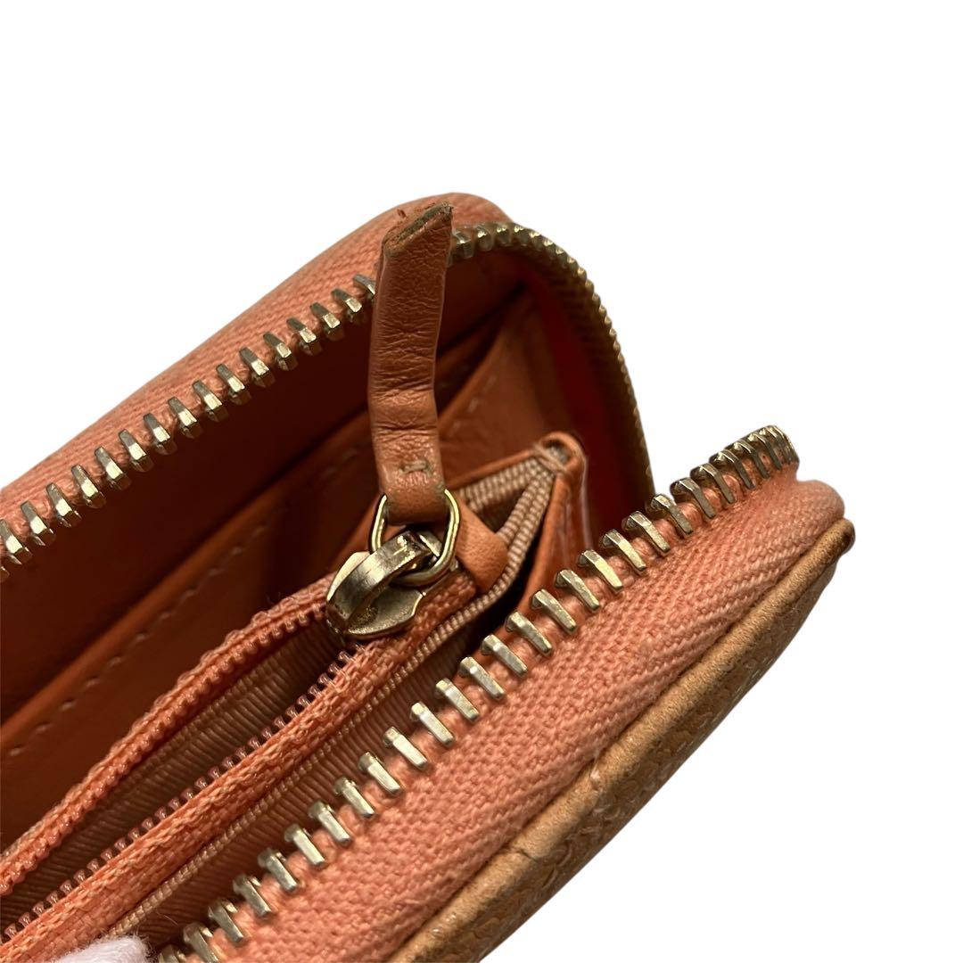 ♡*り様 CHANEL マトラッセ ココマーク キャビアスキン ラウンドファスナ