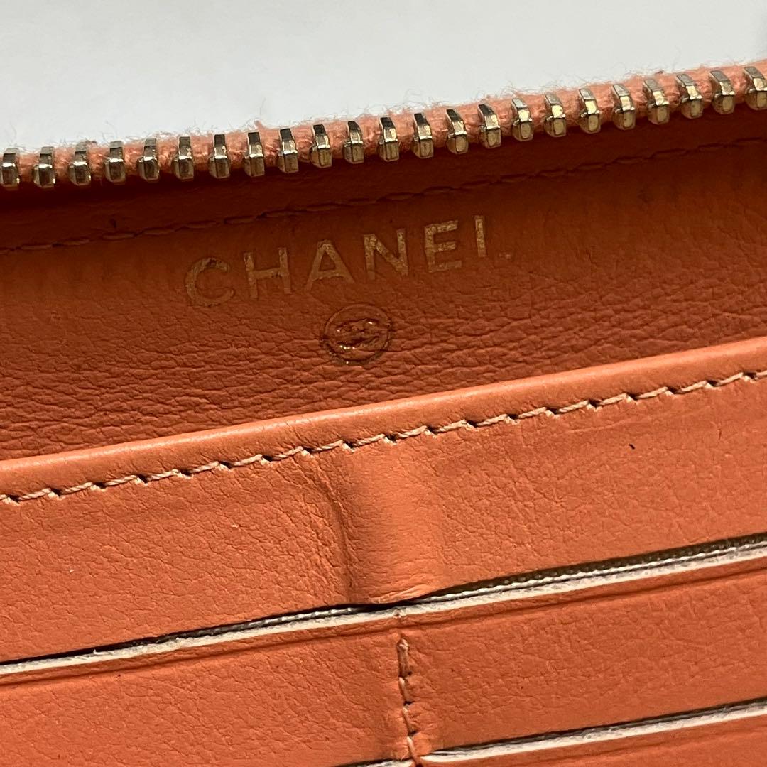 ♡*り様 CHANEL マトラッセ ココマーク キャビアスキン ラウンドファスナ