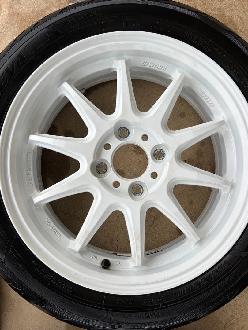 work emotion zr10 4本 タイヤホイールセット