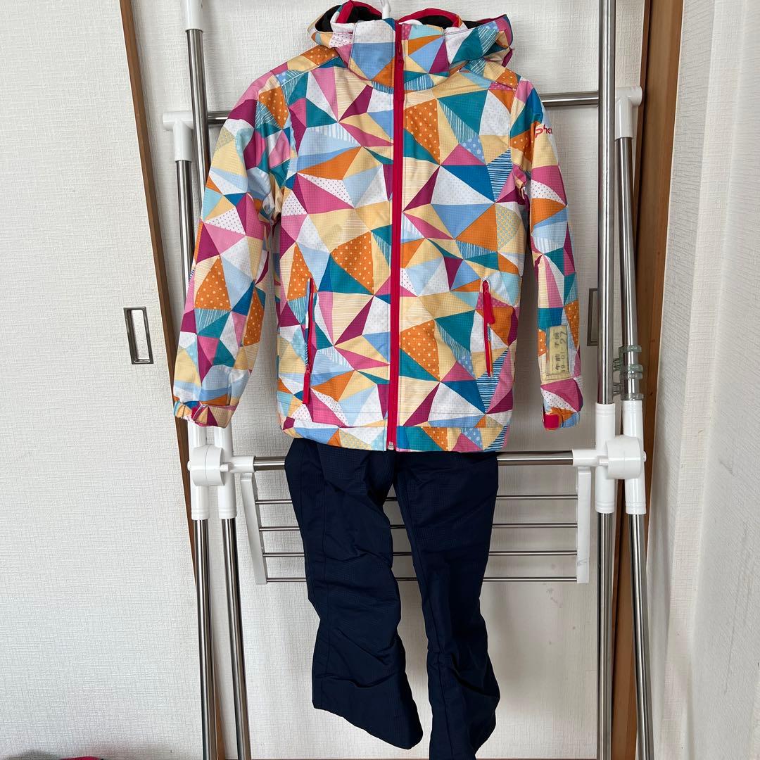 【美品】phenixフェニックス　女児用スノーウェア140cm上下セット