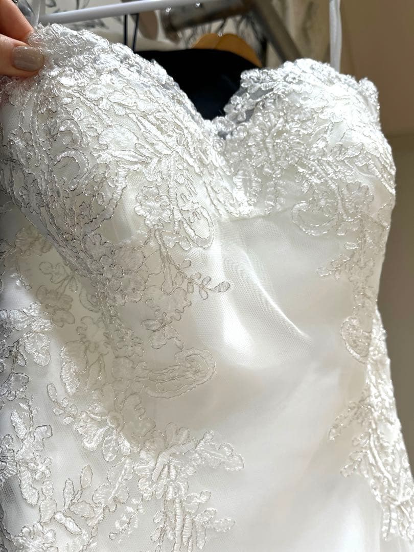 桂由美2wayウェディングドレス　ベールセット