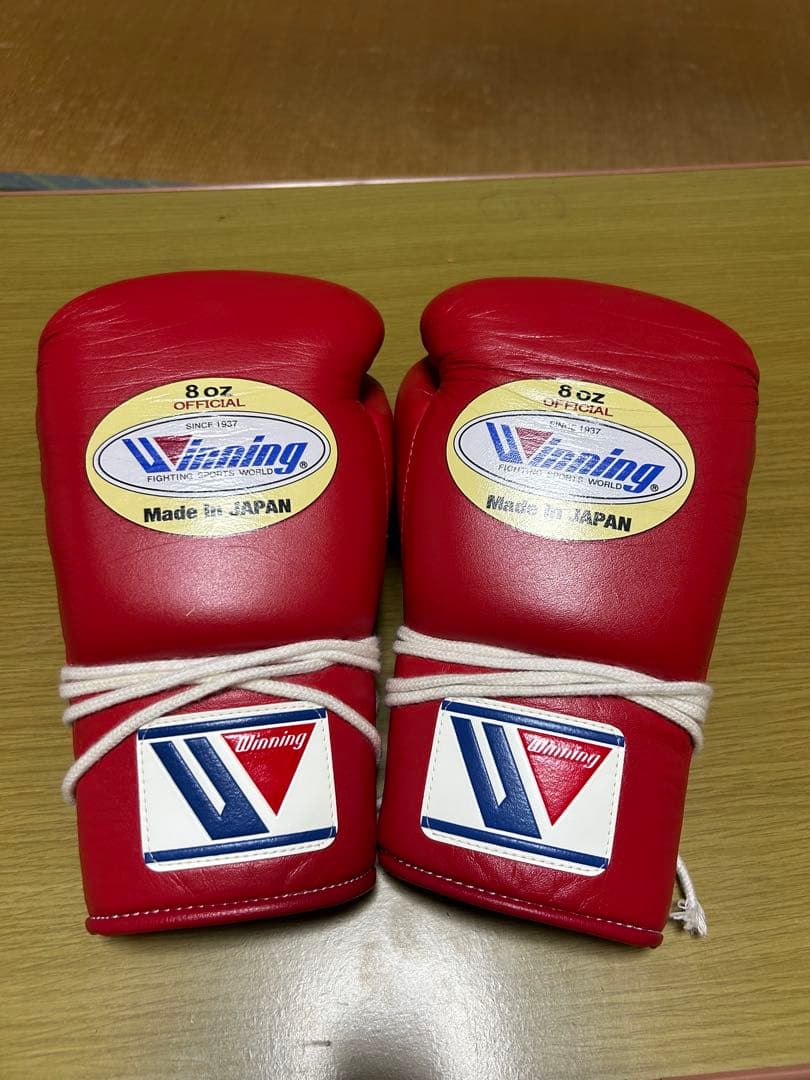 モ*ロ様 Winning ボクシンググローブ 8oz レッド 箱あり