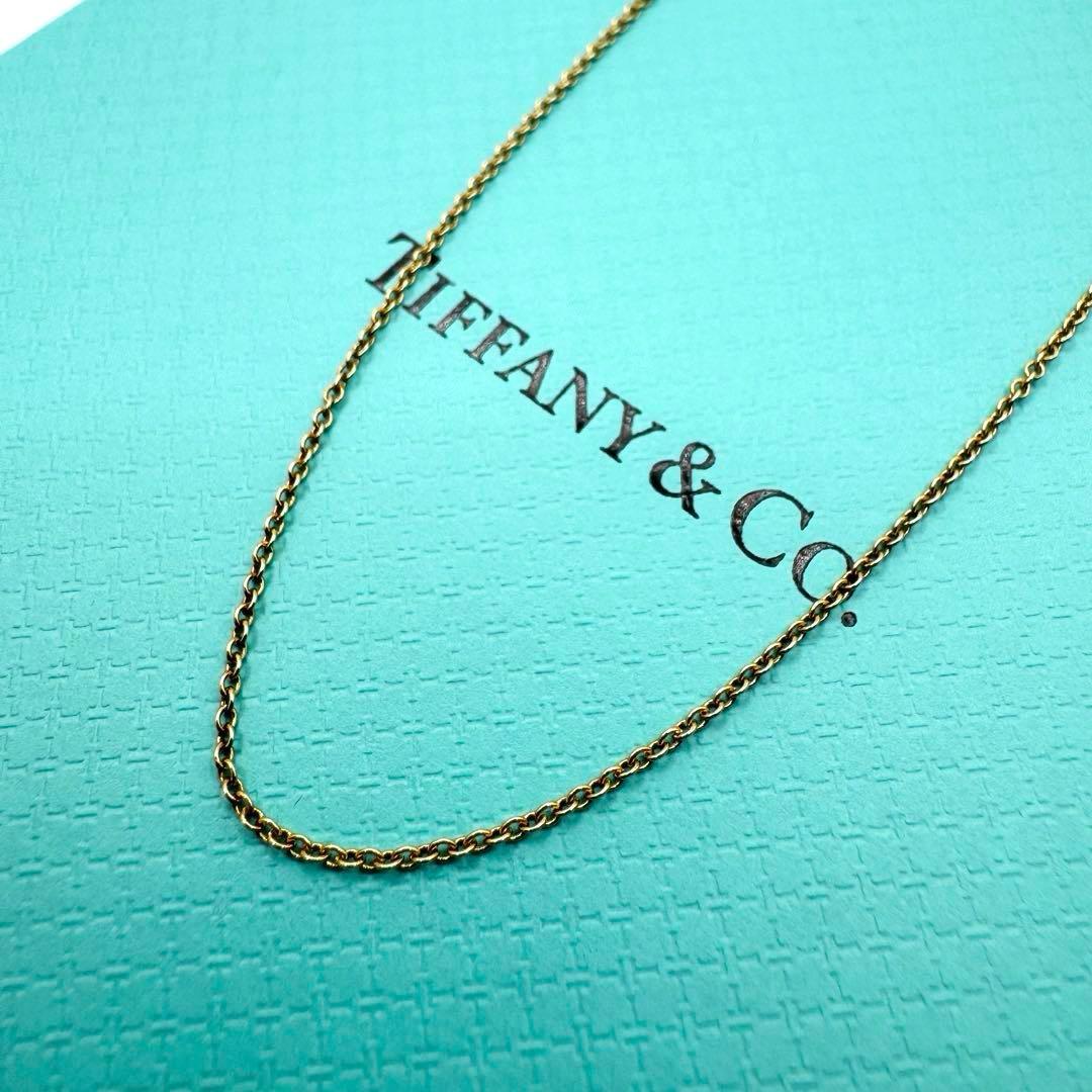 Tiffany&Co. ティファニー ネックレス チェーン Au750 ゴールド