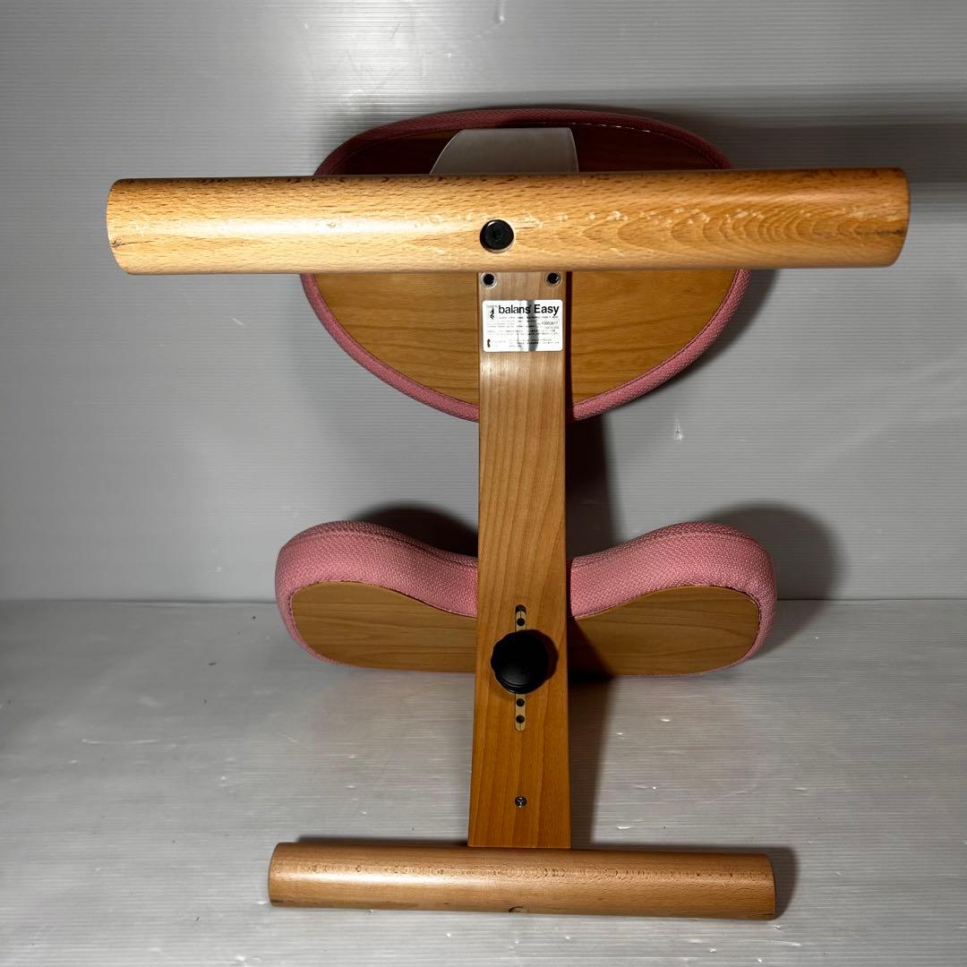 【美品】サカモトハウス バランスチェアイージー　ピンク