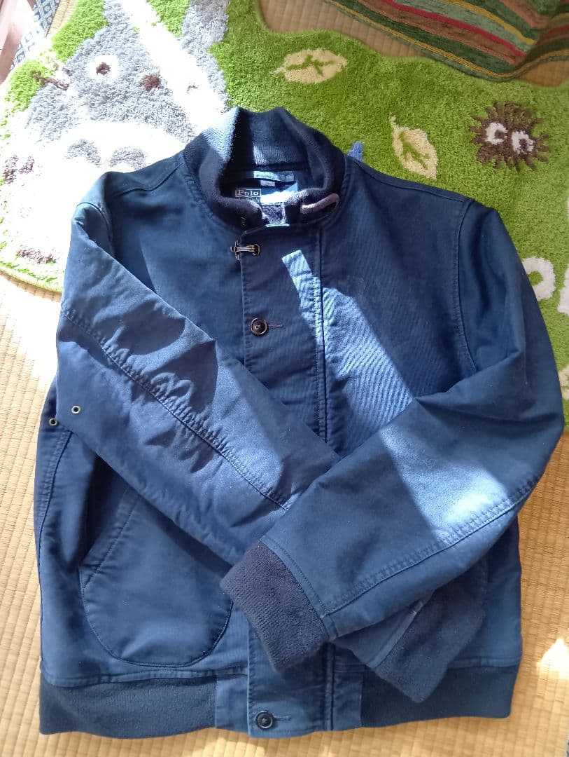 ラルフローレン　ネイビーデッキジャケット