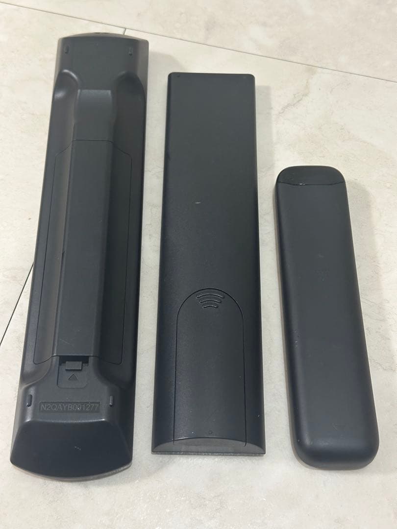 4点セット テレビ チューナーレス 43型 ブルーレイレコーダー サウンドバー