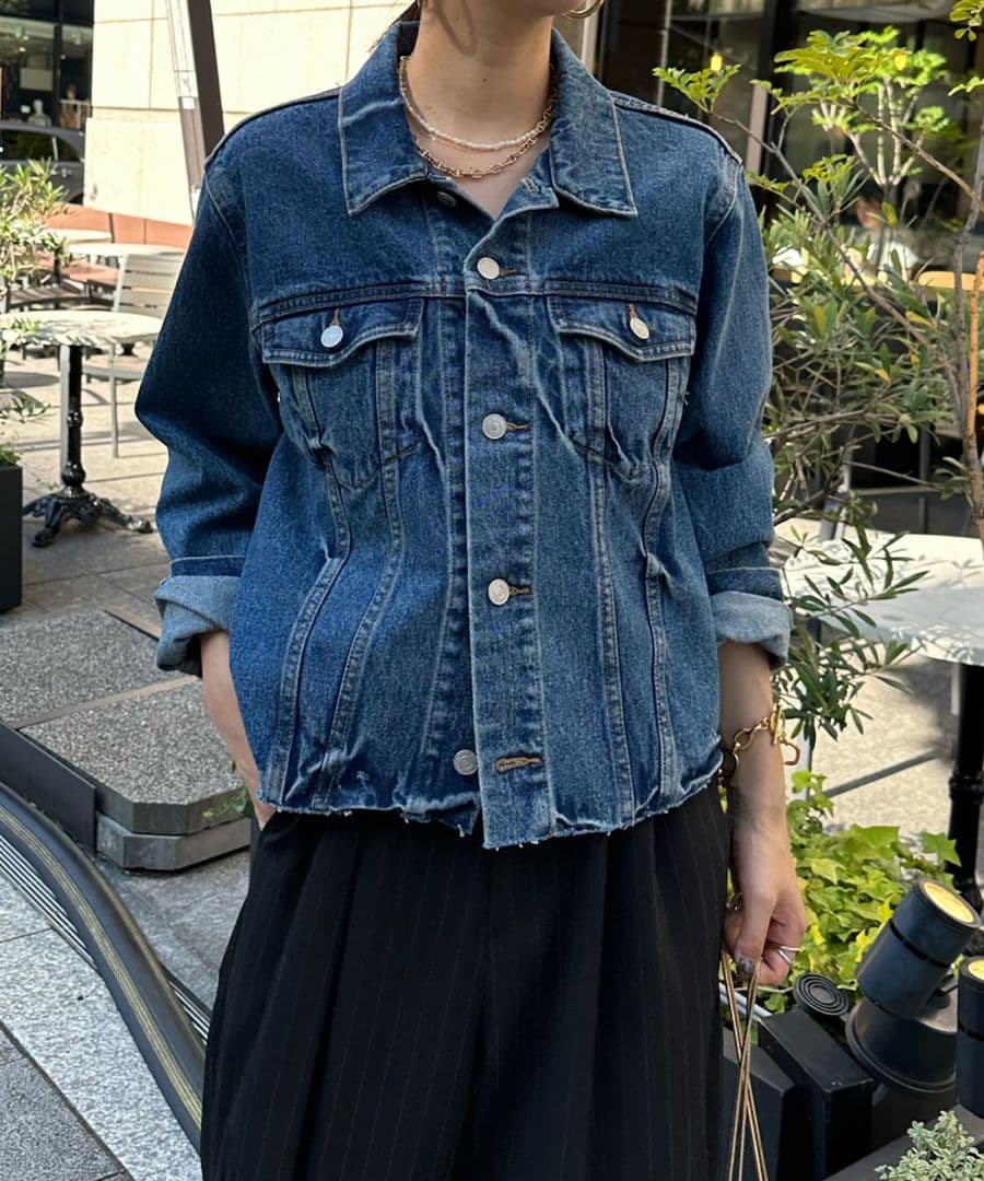 未使用タグ付き☆ドゥドゥのショート丈Gジャン