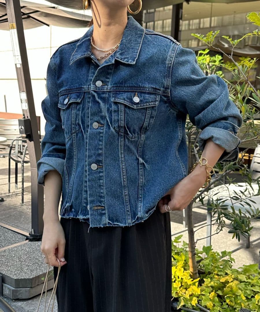 未使用タグ付き☆ドゥドゥのショート丈Gジャン