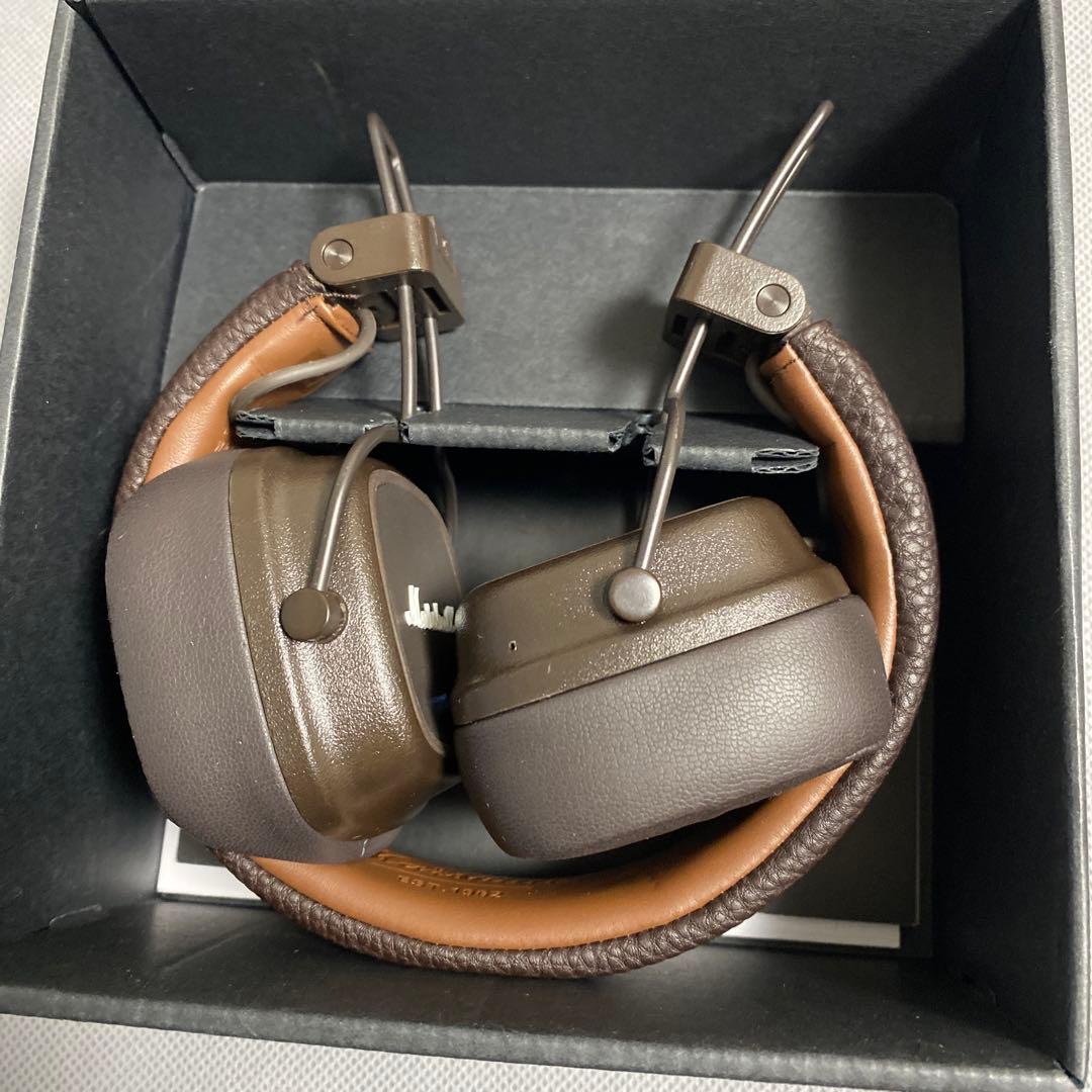 Marshall ワイヤレスオンイヤーヘッドホン Major IV ブラウン