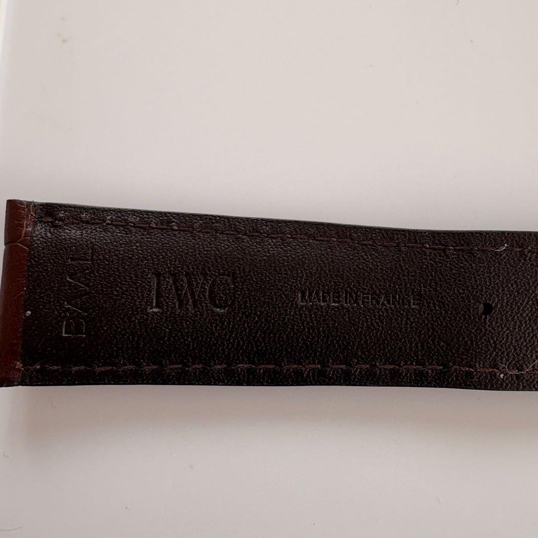 IWC ライトブラウン　レザーベルト