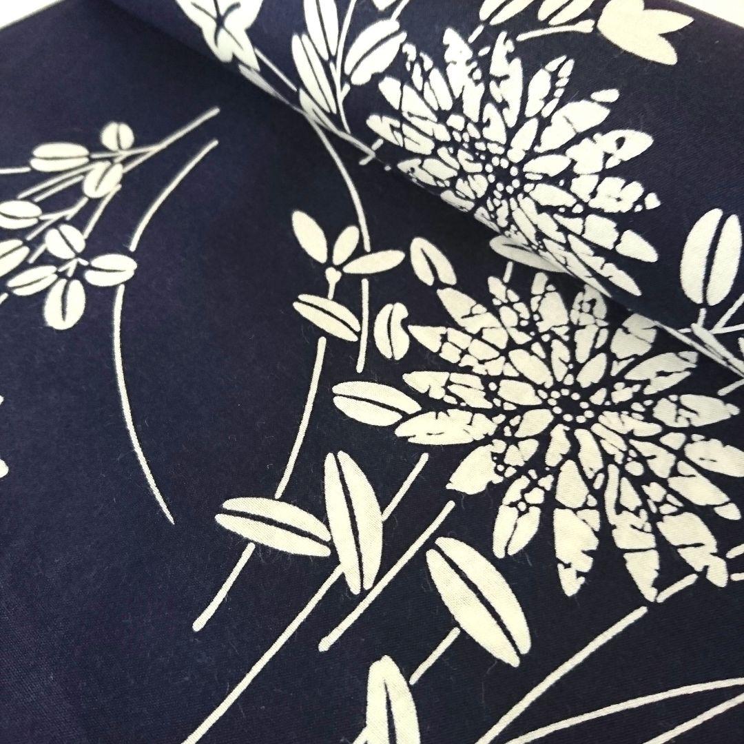 1438★浴衣 反物 藍染 本染め 綿100% 6本セット おまとめ