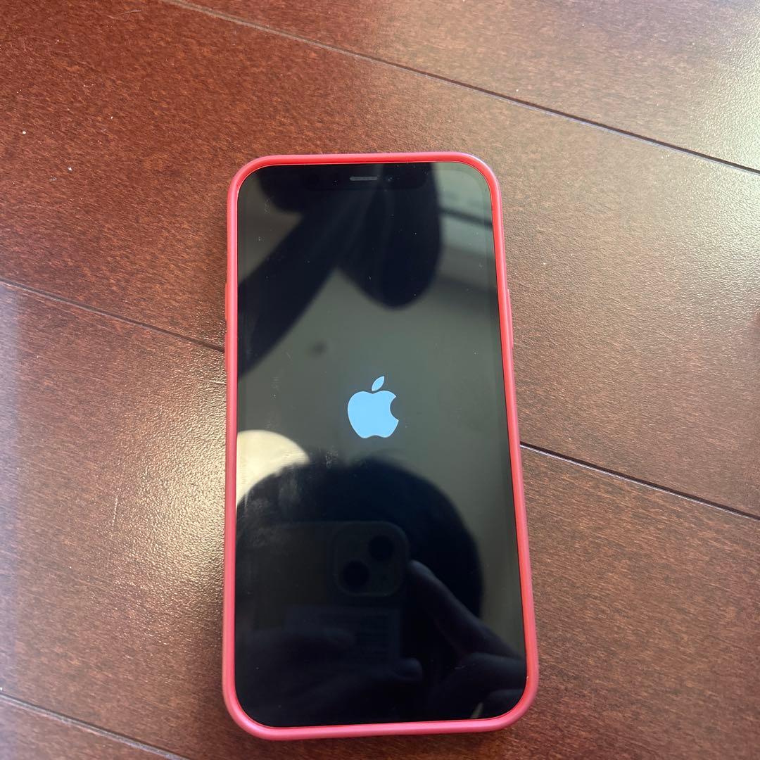 iPhone 12 RED 64gb ケース付き