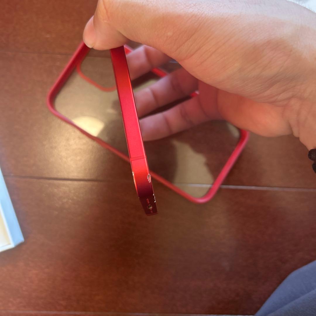 iPhone 12 RED 64gb ケース付き