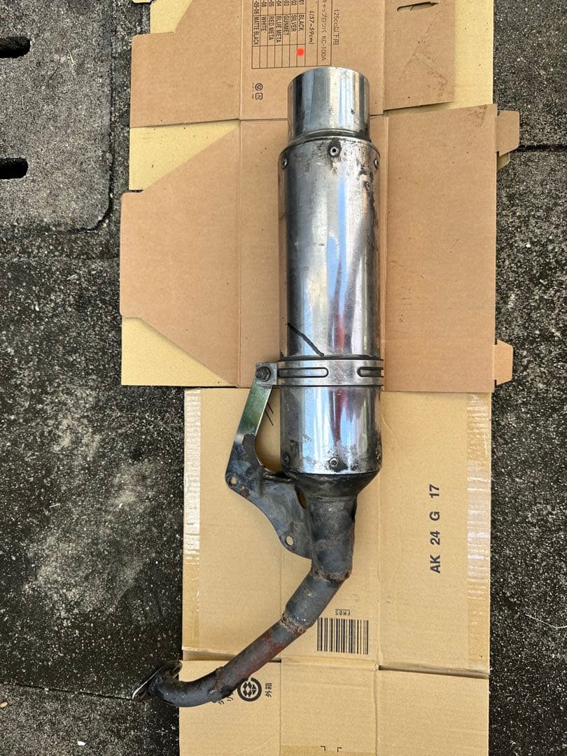 ライブ　DIO ZX ZERO デューク　マフラー　チャンバー