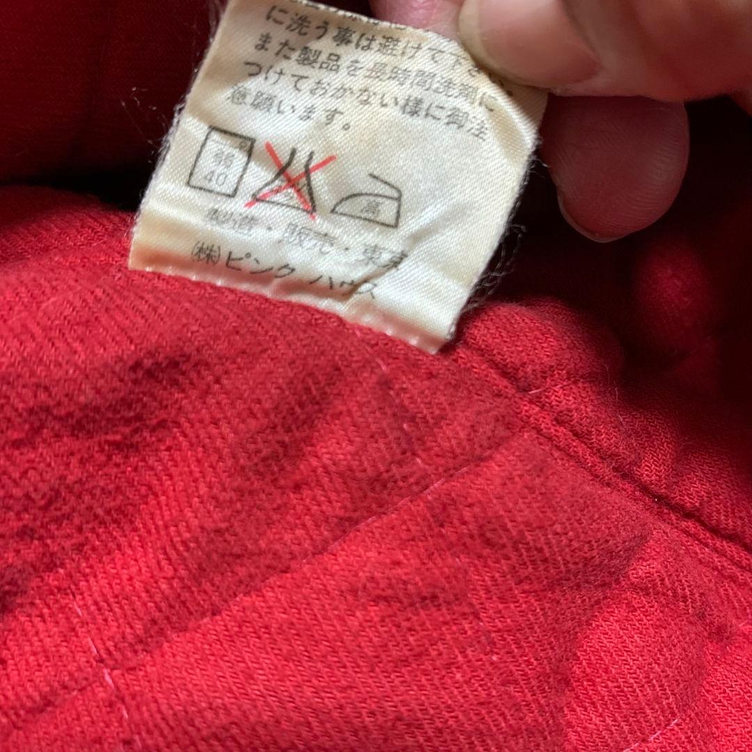 【ピンクハウス】デニムジャケットブルゾンブランド刺繍ロゴ フード付き