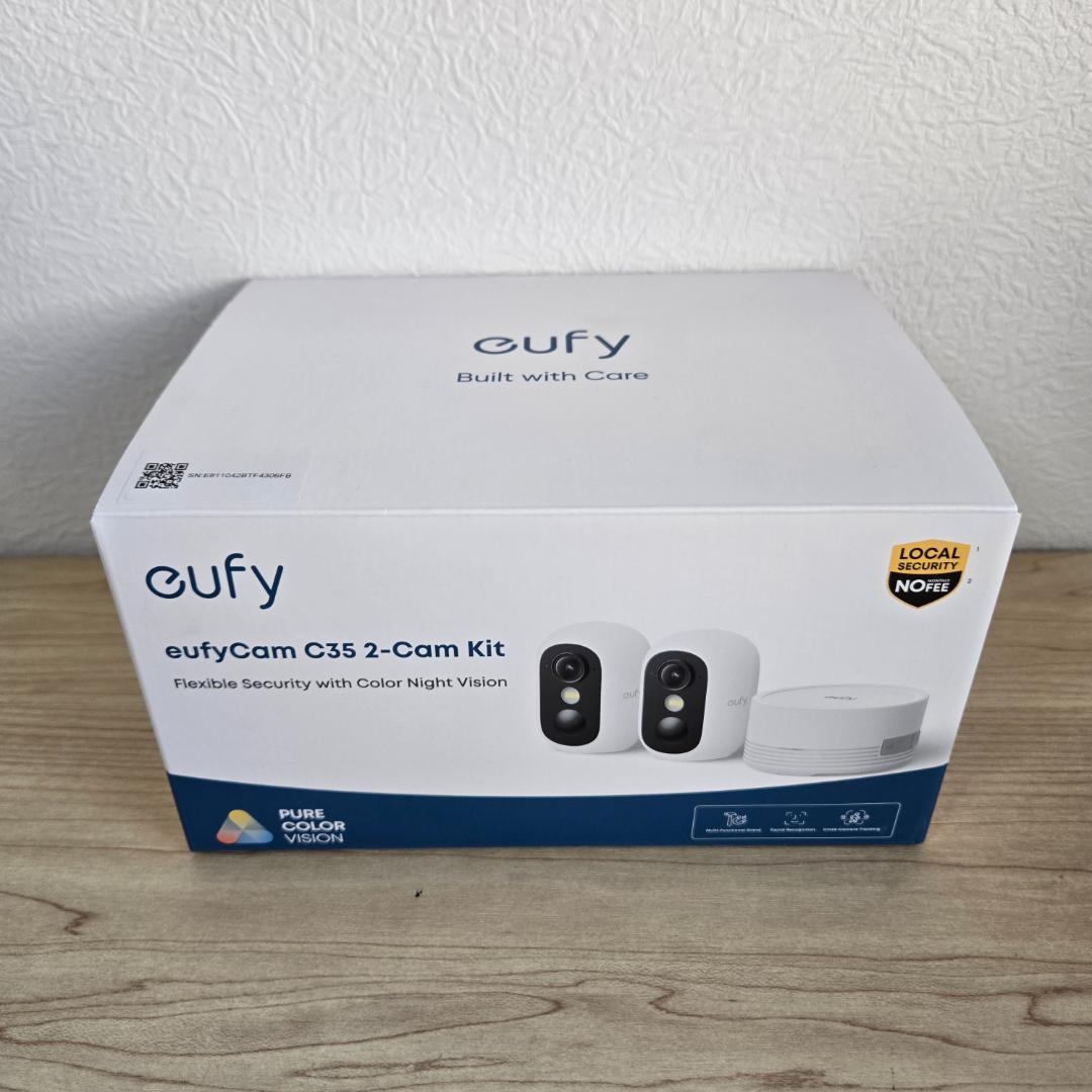 防犯カメラ Eufy eufyCam C35 2-Cam Kit + Solar Panel