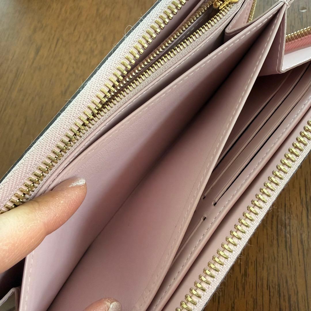 ルイヴィトン　Louis Vuitton ヴェルニ　ピンク エナメル 長財布
