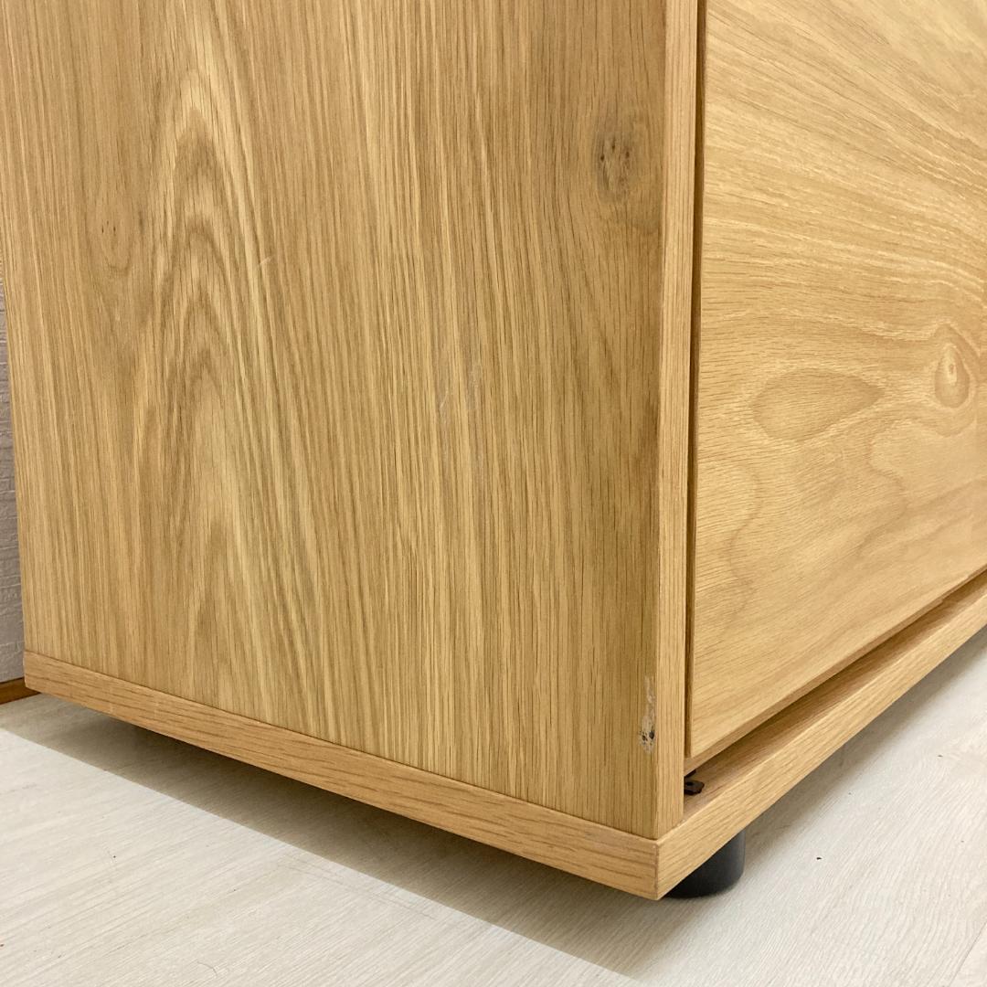 無印良品　スタッキングキャビネット オーク材 テレビ台　ローボード　テレビボード