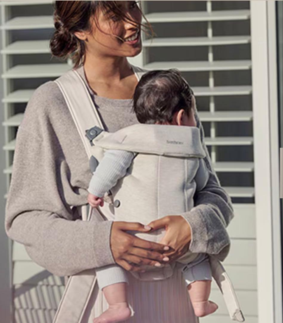 BabyBjörn ベビーキャリア ミニ ライトベージュ　3Dジャージー