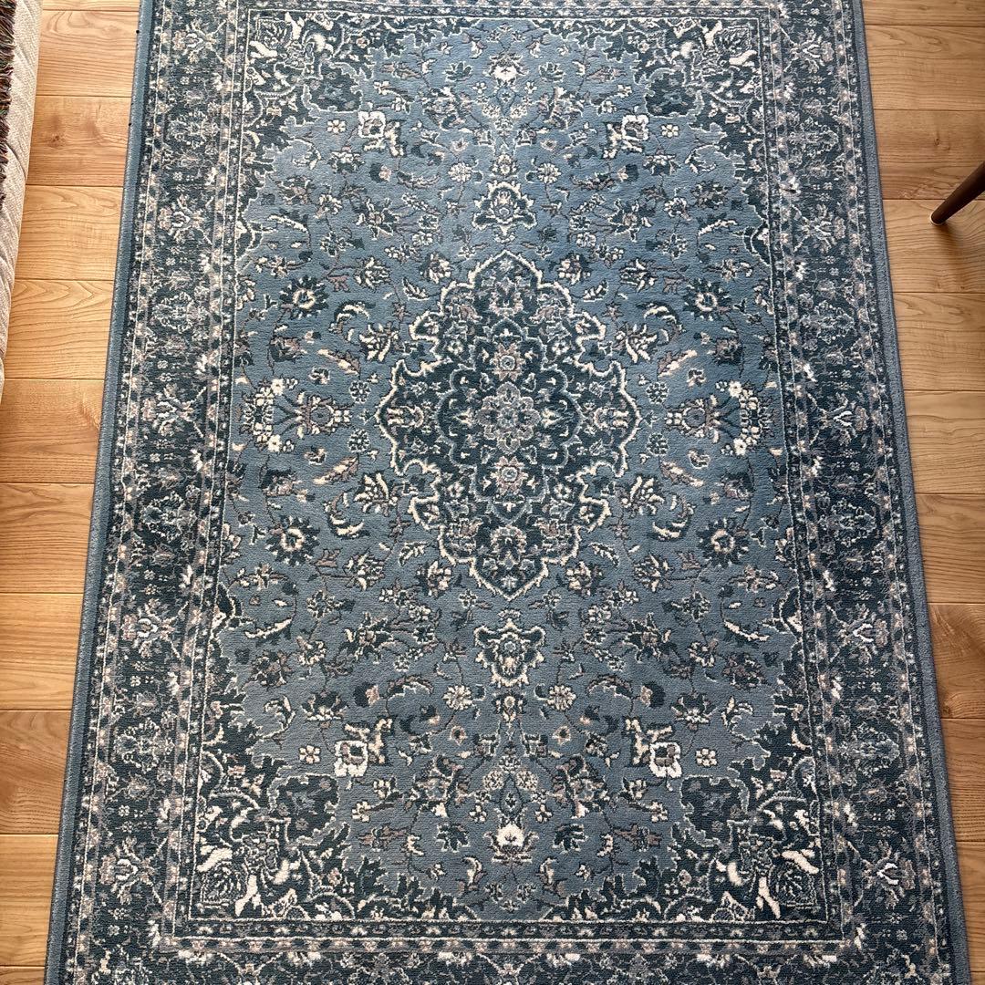 IKEA ラグ ペルシャ風 ブルー