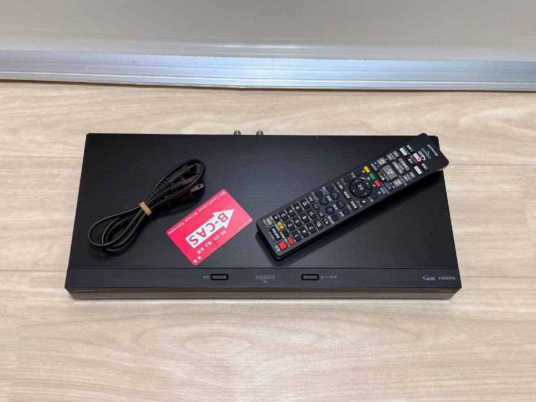 (2) SHARP ブルーレイディスクレコーダー2B-C05DW1 2021年製