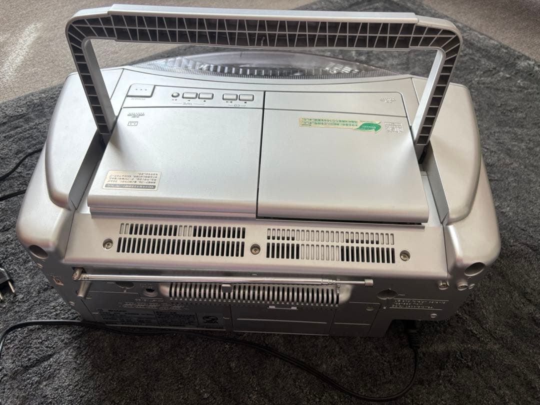 SHARP1ビットMD/CDシステムSD-FX200-S(シルバー) シャープ