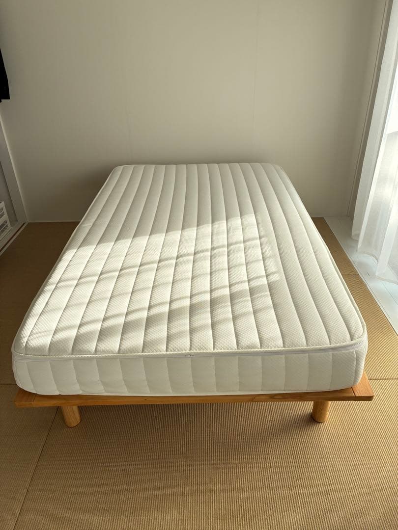 大特価！無印良品　セミダブルサイズ ホワイトマットレス※マットレスのみ