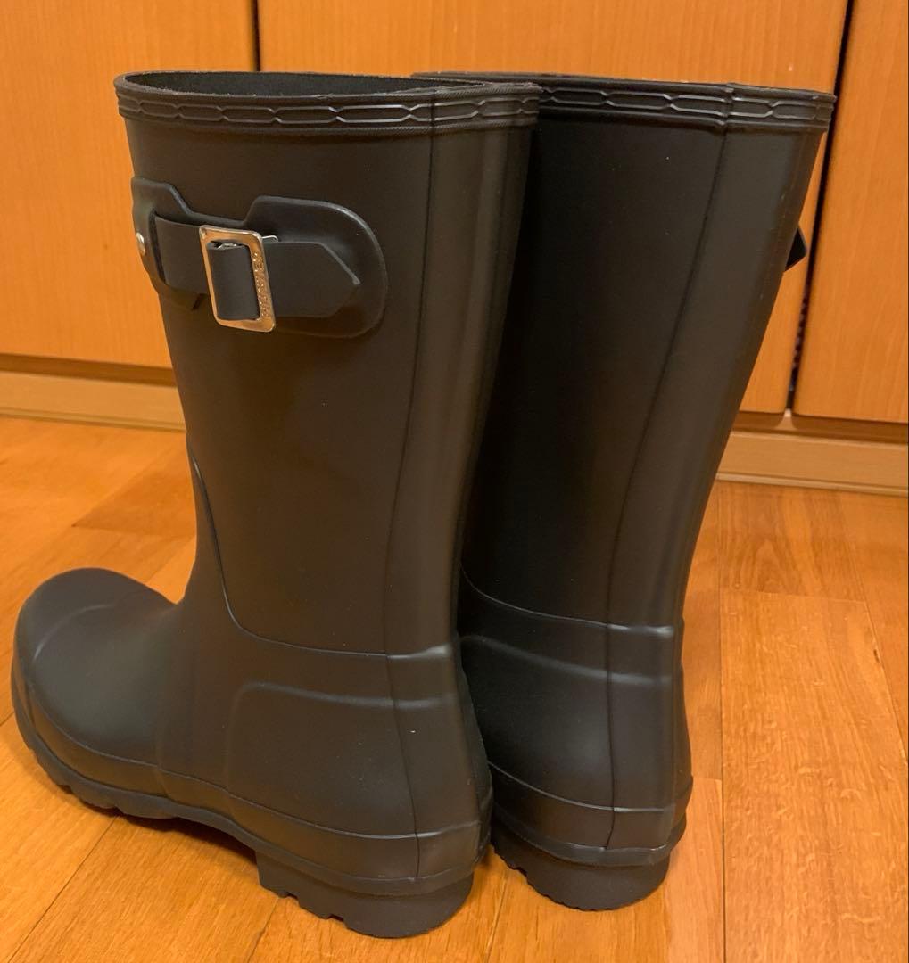 HUNTER オリジナルショートブーツ　ブラック　メンズ