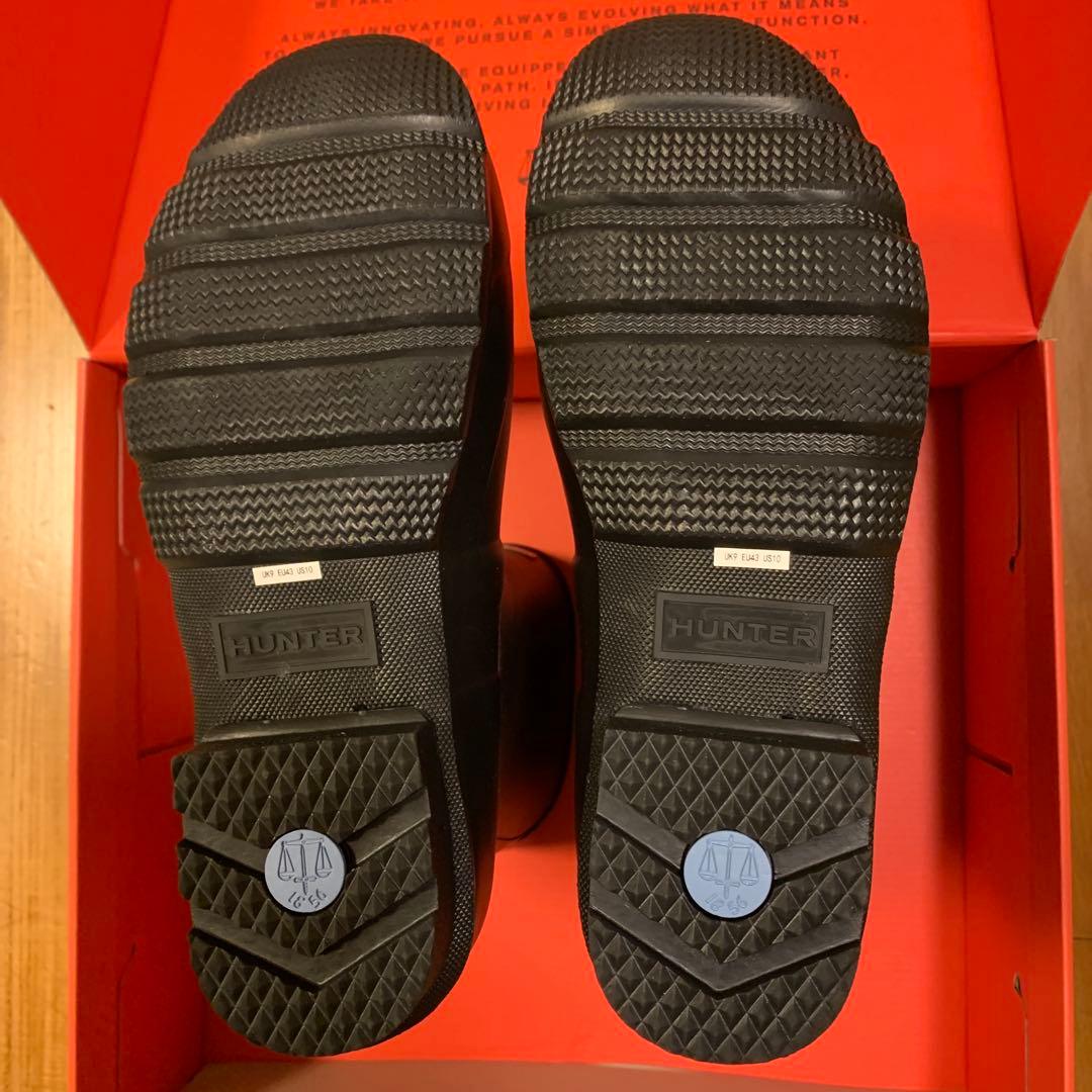 HUNTER オリジナルショートブーツ　ブラック　メンズ