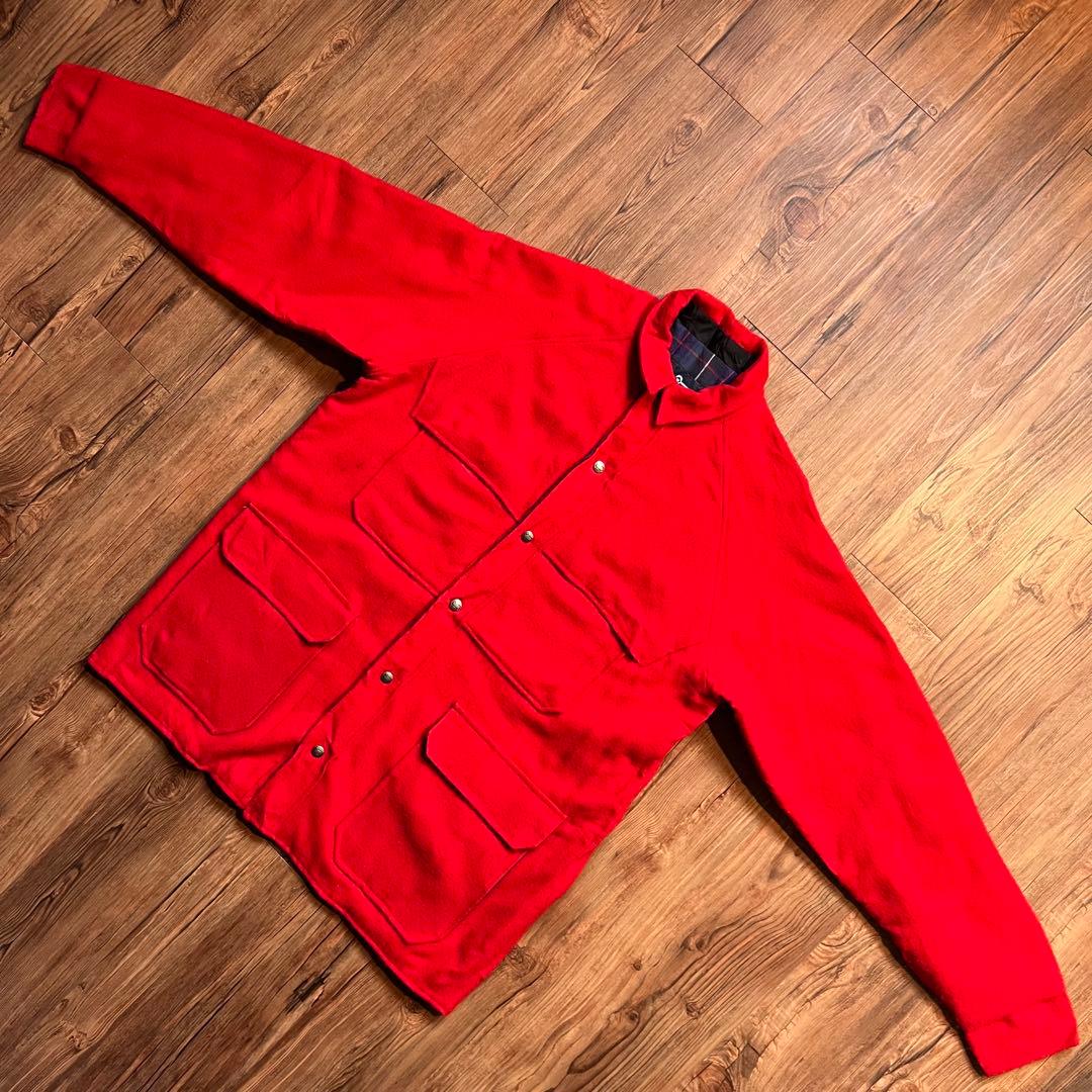 【Woolrich ウールリッチ】ハンティングジャケット　ウール エルボーパッチ