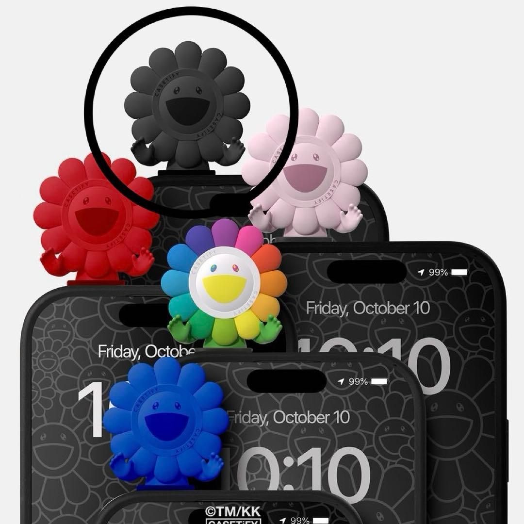 CASETiFY x 村上隆 お花ちゃん スマホフィギュア ブラック 黒