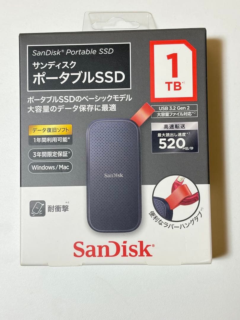 猫*丸様 SanDisk portable SSD SSD 1TB USB3.2