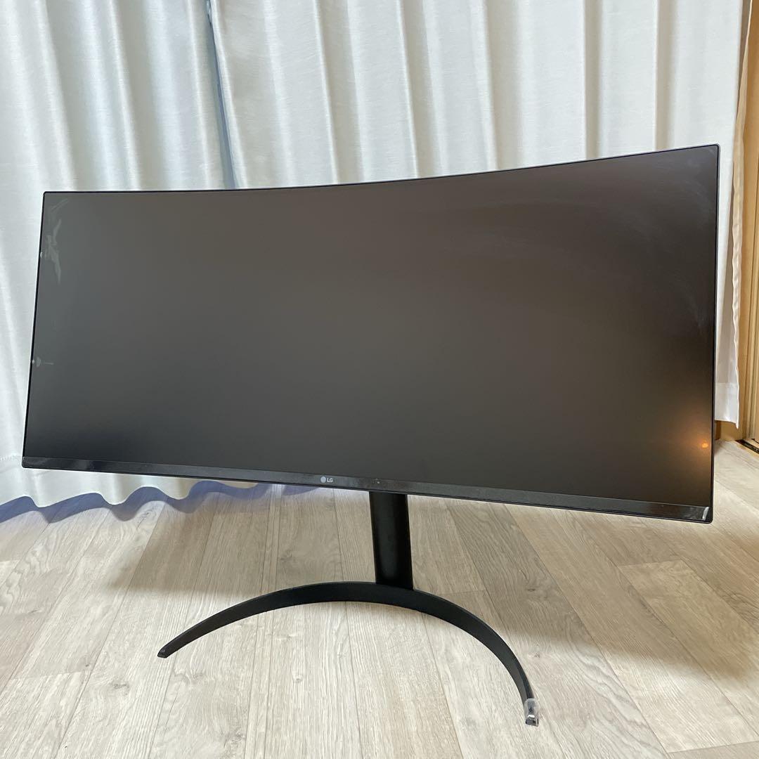 LG 湾曲モニター　ジャンク　34WR55QC-B 製造24年12月