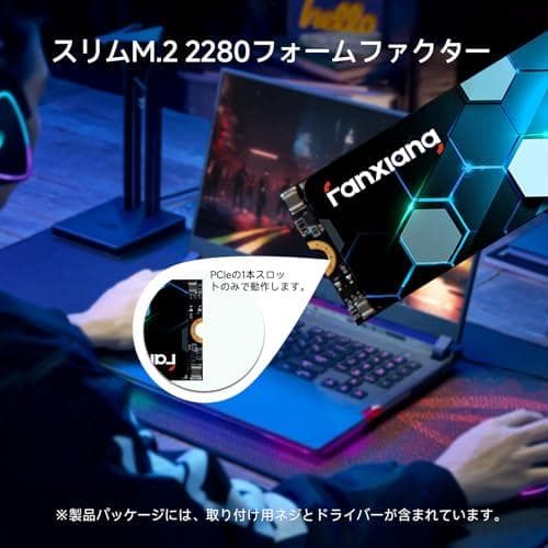 内蔵型SSD fanxiang SSD 256GB NVMe PCIe Gen3.0x4 2m