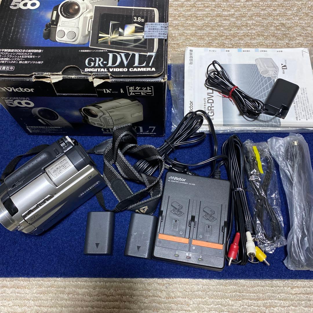 Victor GR-DVL7 デジタルビデオカメラ　ヘッドクリーナーカセット付き