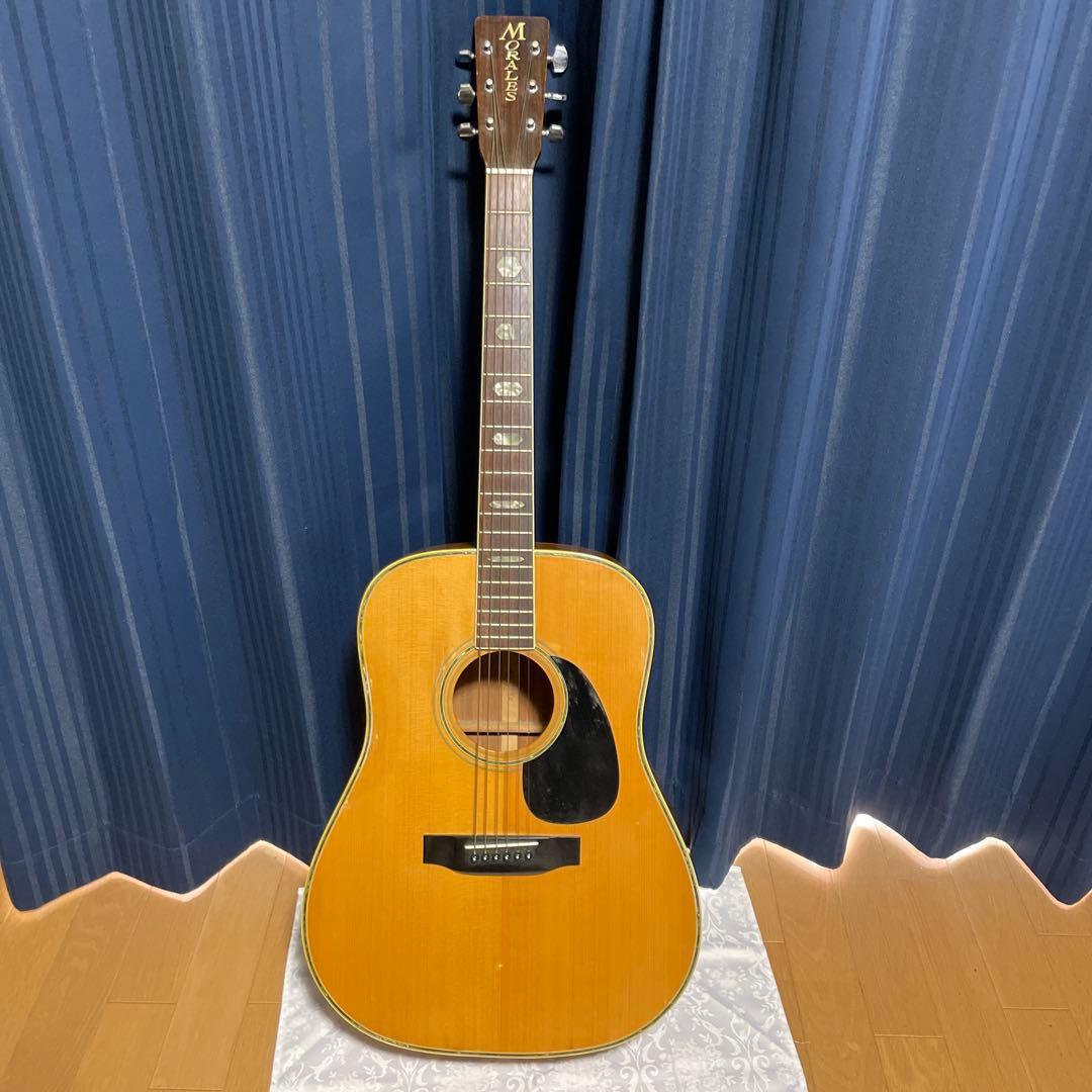 MORALES モラレス縦ロゴ アコースティックギター ソフトケース付き