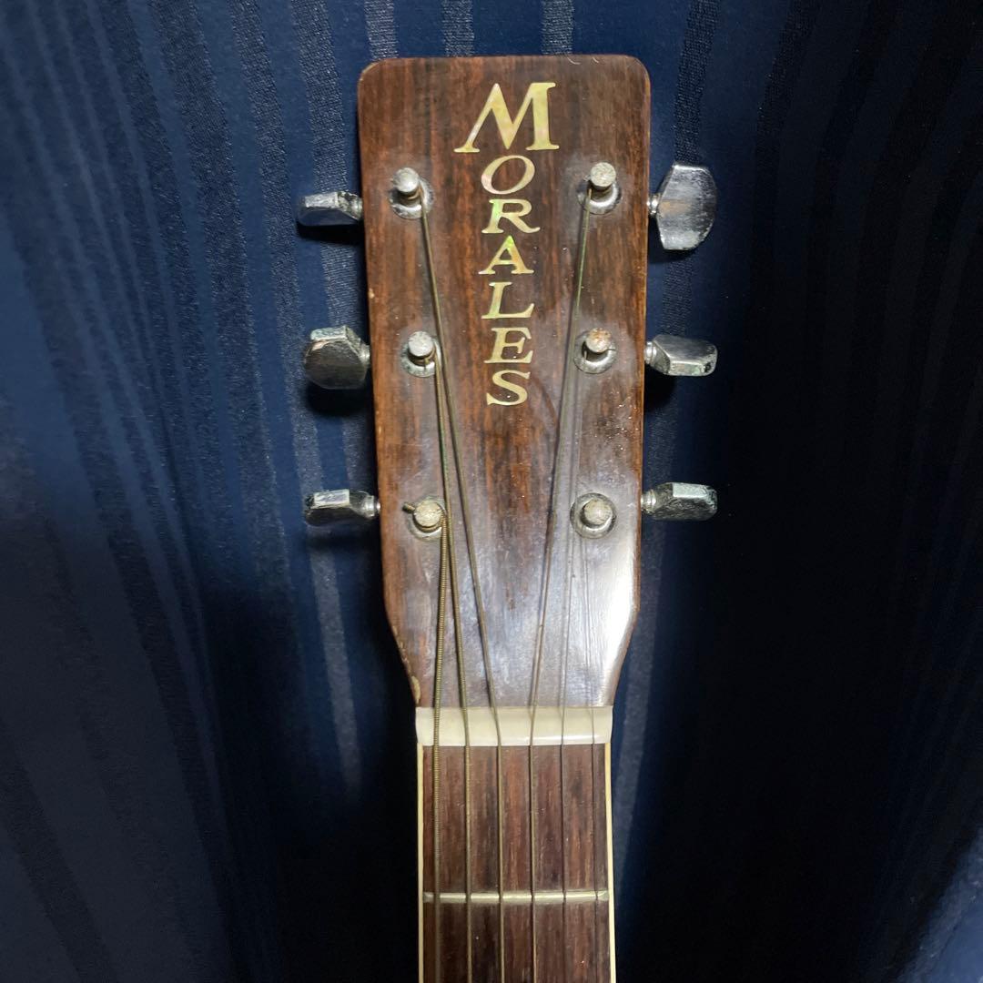 MORALES モラレス縦ロゴ アコースティックギター ソフトケース付き